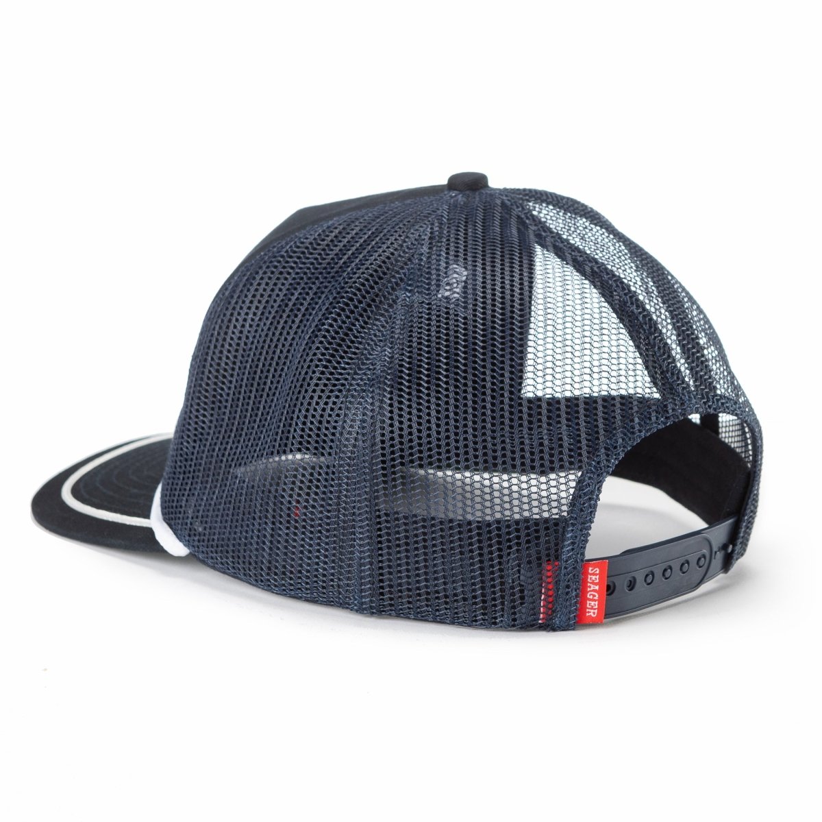 SEAGER X COORS BANQUET 150 TRUCKER SNAPBACK NAVY - Seager Co.