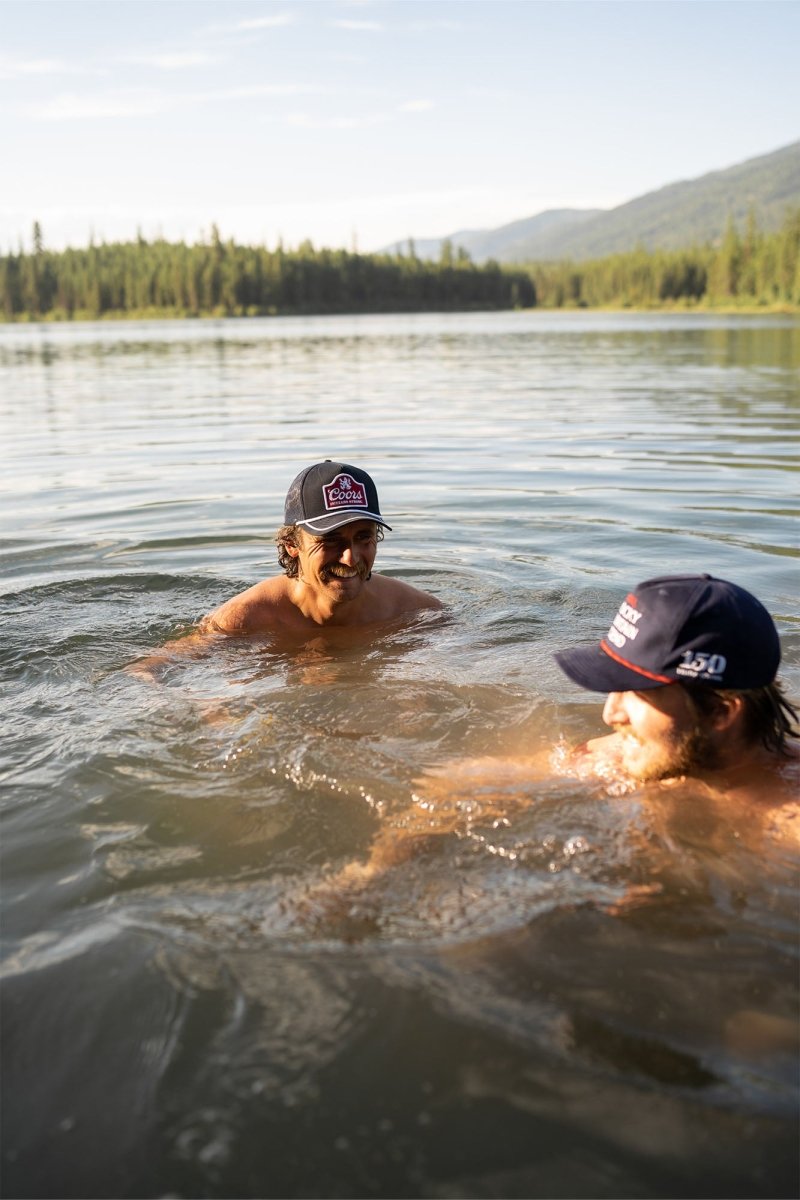 SEAGER X COORS BANQUET 150 TRUCKER SNAPBACK NAVY - Seager Co.