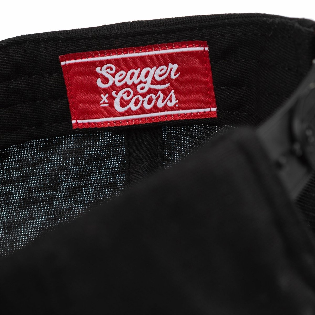 SEAGER X COORS BANQUET BRAND HEMP SNAPBACK BLACK - Seager Co.