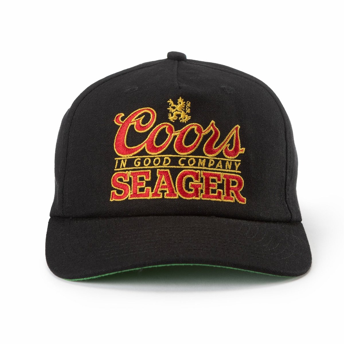 SEAGER X COORS BANQUET BRAND HEMP SNAPBACK BLACK - Seager Co.