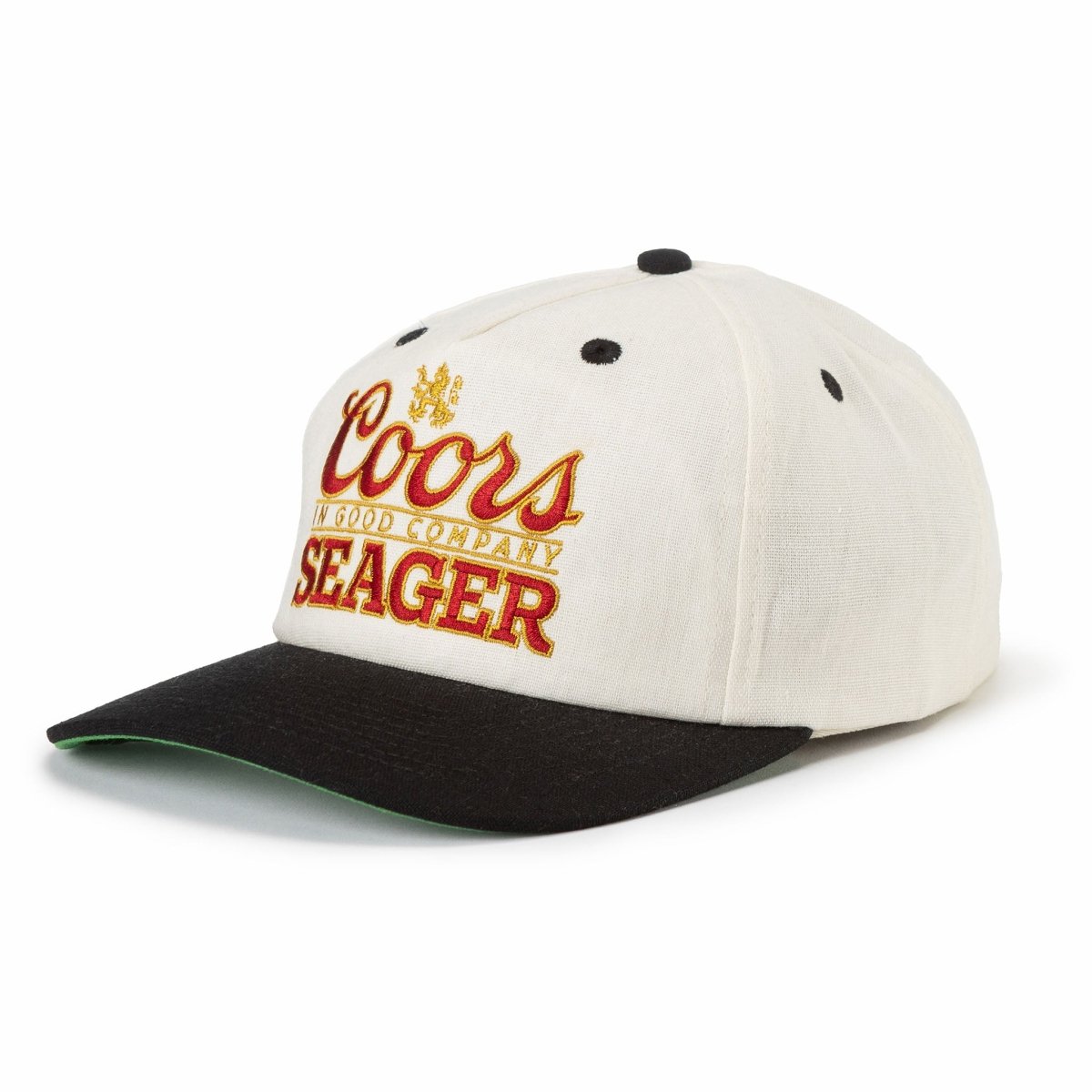 SEAGER X COORS BANQUET BRAND HEMP SNAPBACK CREAM/BLACK - Seager Co.