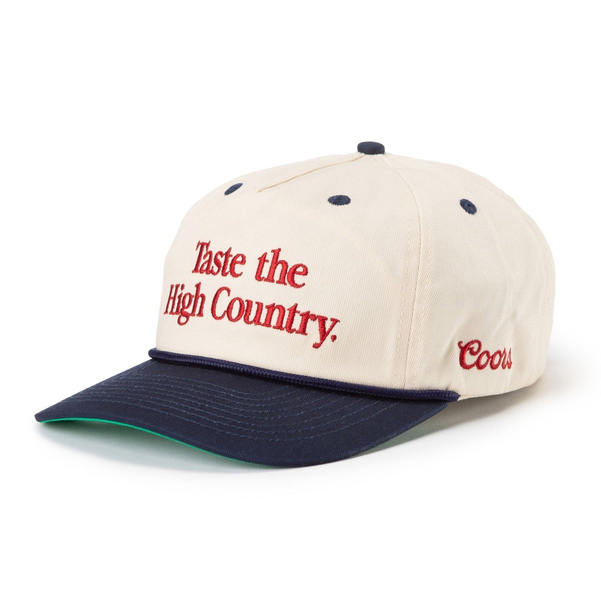 SEAGER X COORS BANQUET HIGH COUNTRY SNAPBACK WHITE/NAVY - Seager Co.