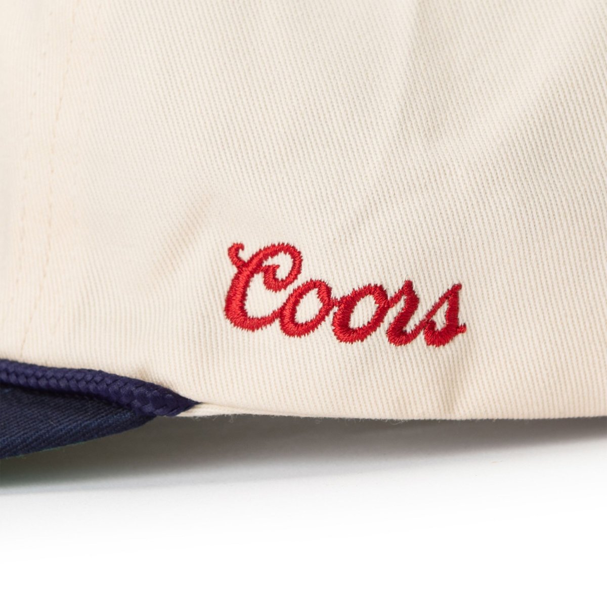 SEAGER X COORS BANQUET HIGH COUNTRY SNAPBACK WHITE/NAVY - Seager Co.