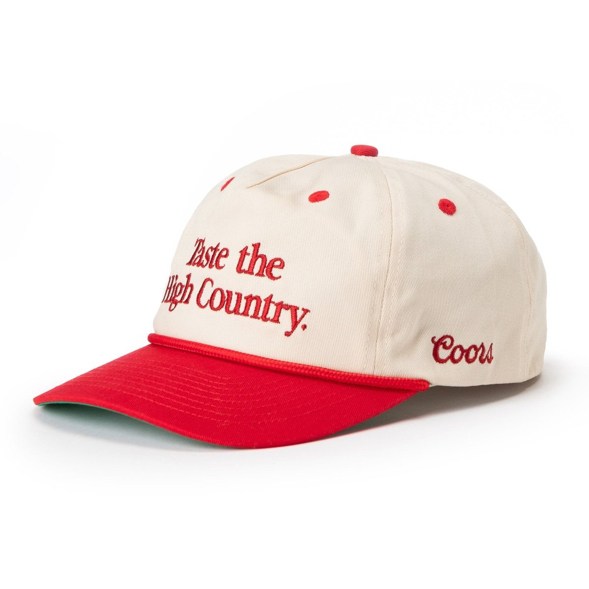 SEAGER X COORS BANQUET HIGH COUNTRY SNAPBACK WHITE/RED - Seager Co.