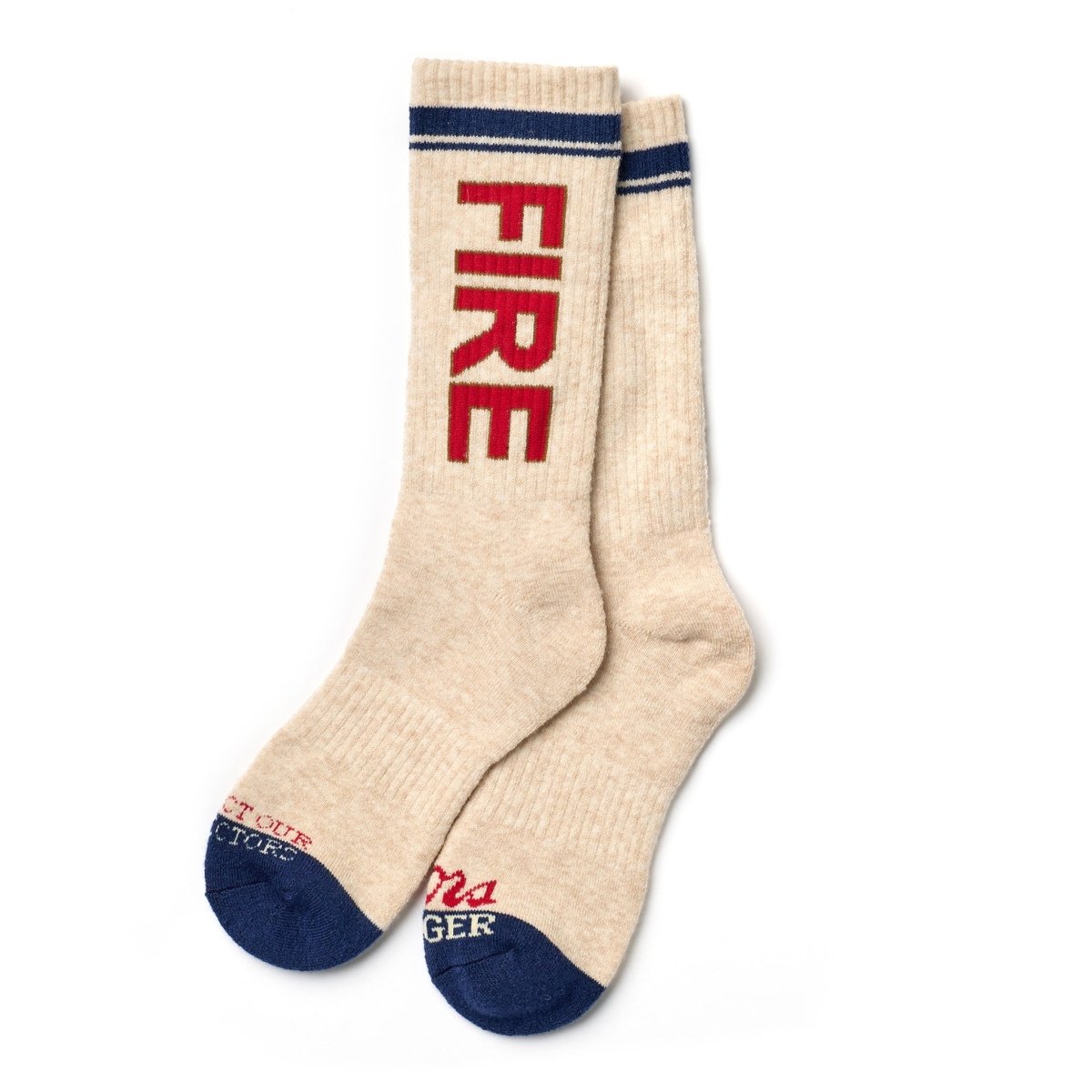 Seager x Coors Banquet High Sierra Wool Sock Natural - Seager Co.