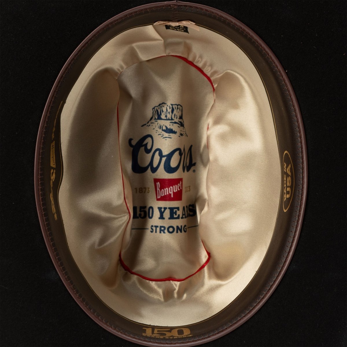 Seager x Coors Banquet Longhorn 4X Hat Black - Seager Co.