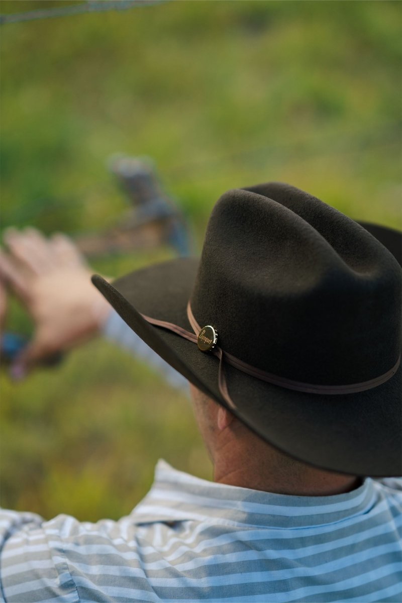 Seager x Coors Banquet Longhorn 4X Hat Black - Seager Co.
