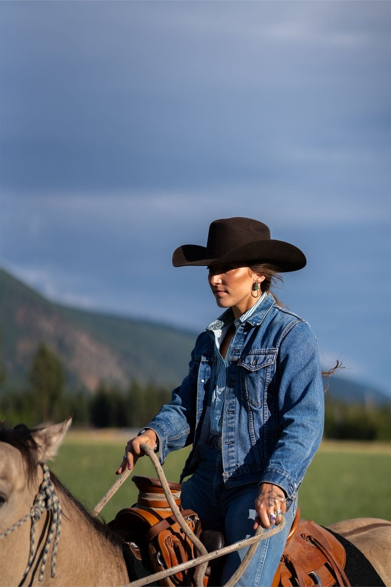 Seager x Coors Banquet Longhorn 4X Hat Chocolate - Seager Co.