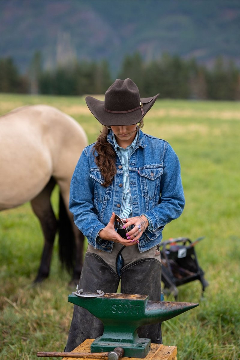 Seager x Coors Banquet Longhorn 4X Hat Chocolate - Seager Co.