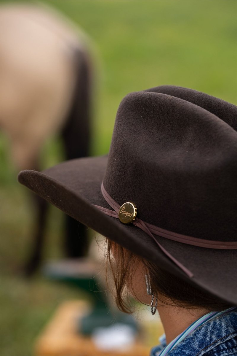 Seager x Coors Banquet Longhorn 4X Hat Chocolate - Seager Co.