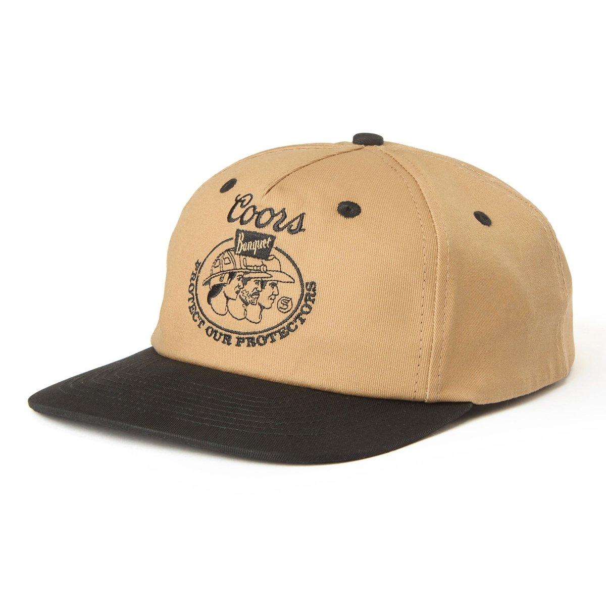Seager x Coors Banquet Protectors Snapback Black/Tan - Seager Co.