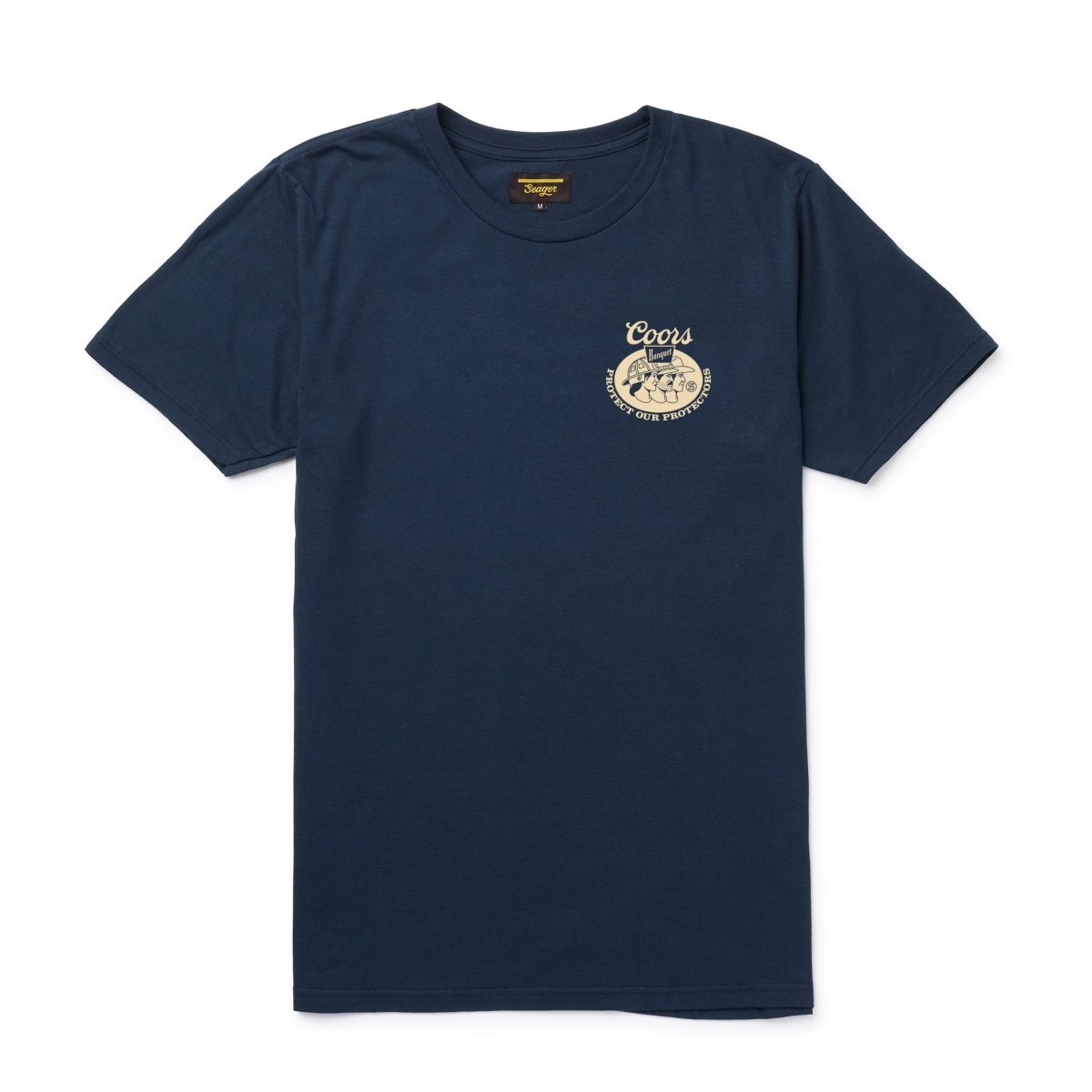 Seager x Coors Banquet Protectors Tee Navy - Seager Co.