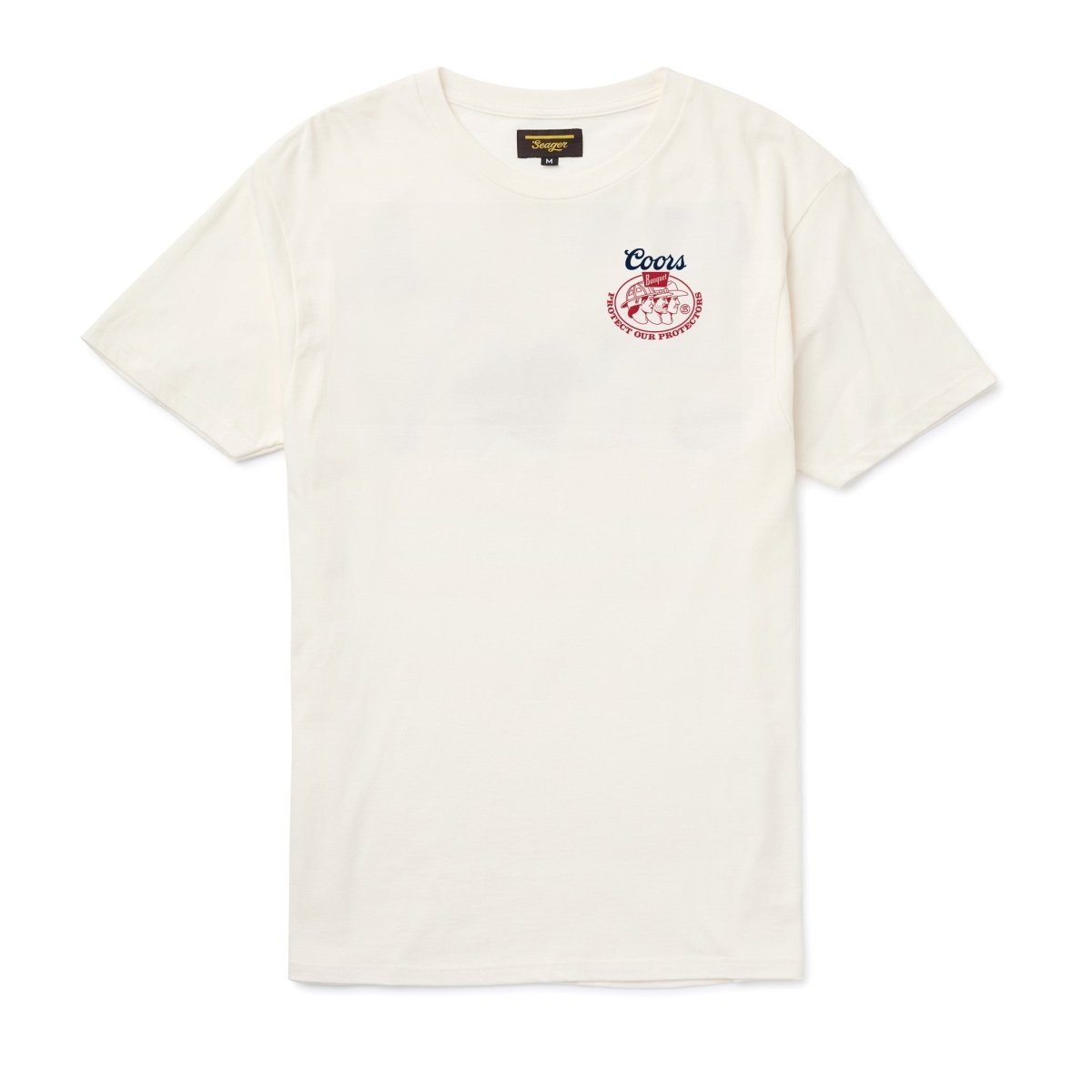 Seager x Coors Banquet Protectors Tee White - Seager Co.