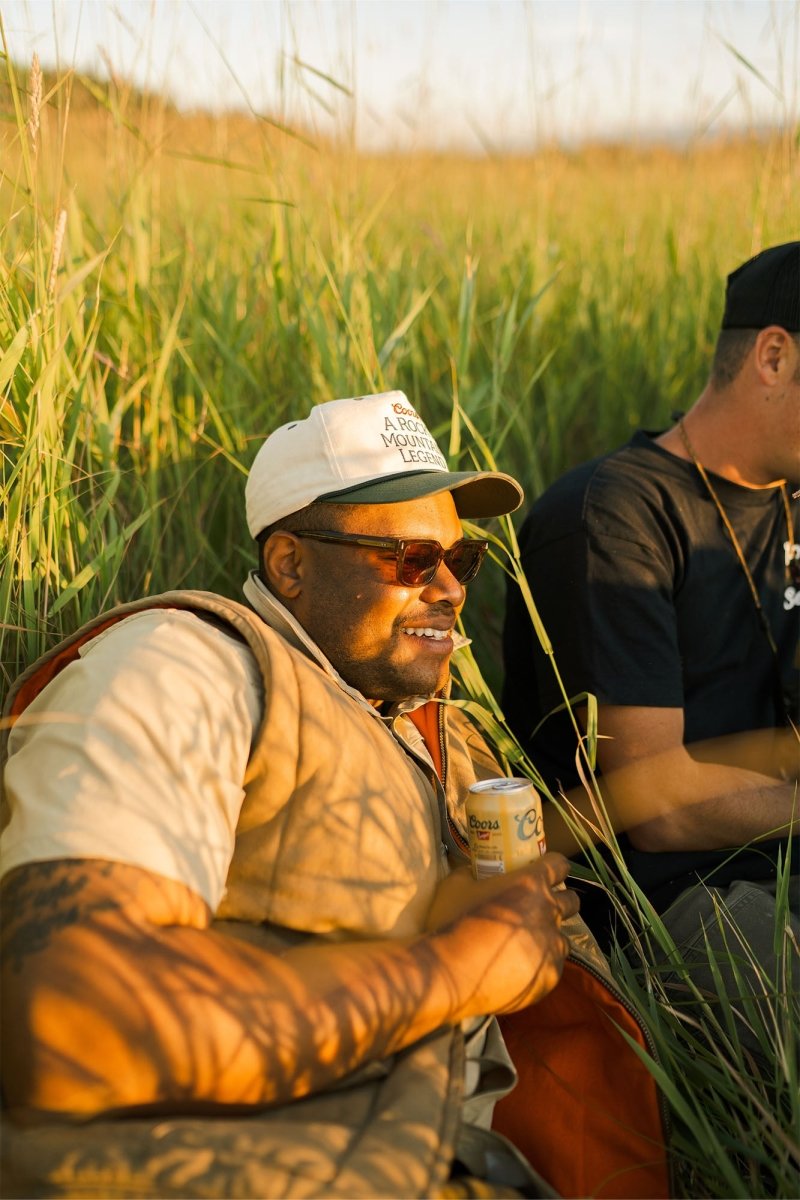 SEAGER X COORS BANQUET ROCKY MOUNTAIN LEGEND SNAPBACK CREAM/DARK GREEN - Seager Co.