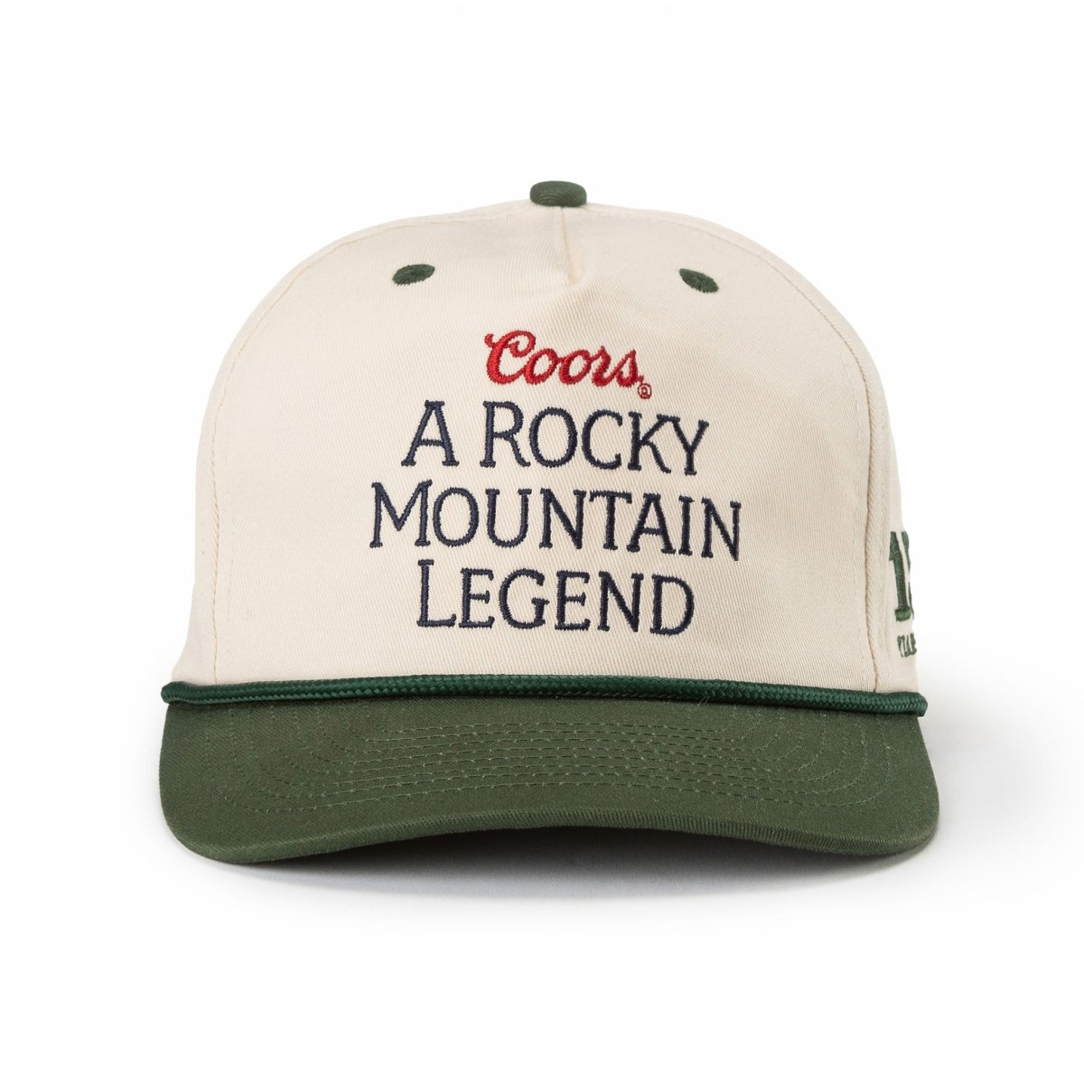 SEAGER X COORS BANQUET ROCKY MOUNTAIN LEGEND SNAPBACK CREAM/DARK GREEN - Seager Co.
