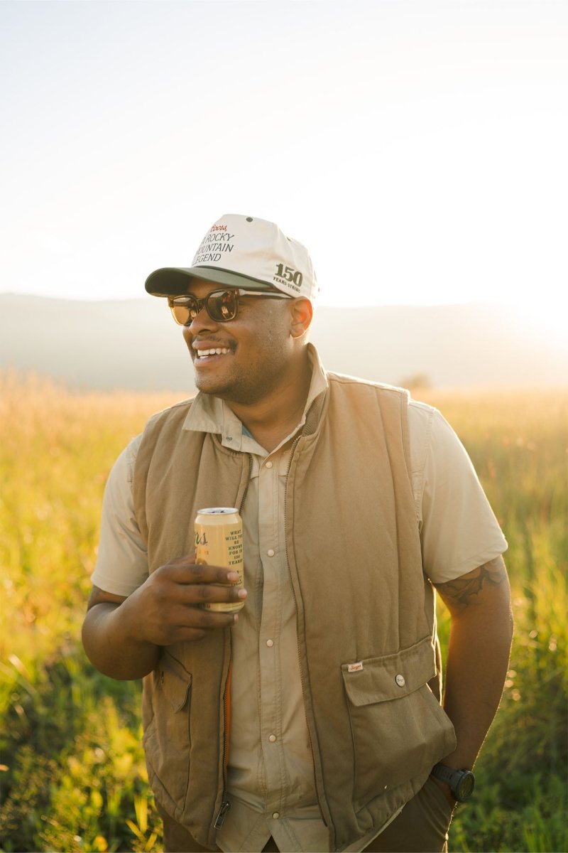 SEAGER X COORS BANQUET ROCKY MOUNTAIN LEGEND SNAPBACK CREAM/DARK GREEN - Seager Co.