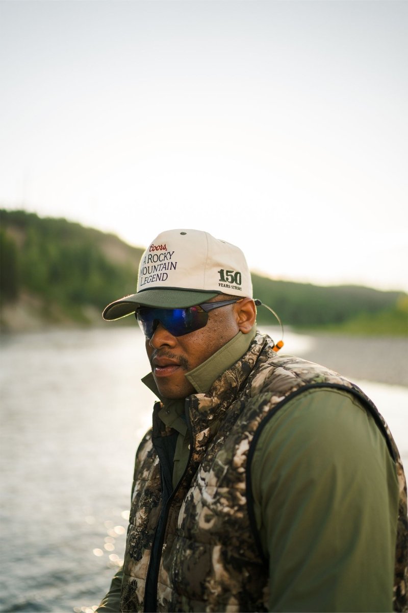 SEAGER X COORS BANQUET ROCKY MOUNTAIN LEGEND SNAPBACK CREAM/DARK GREEN - Seager Co.