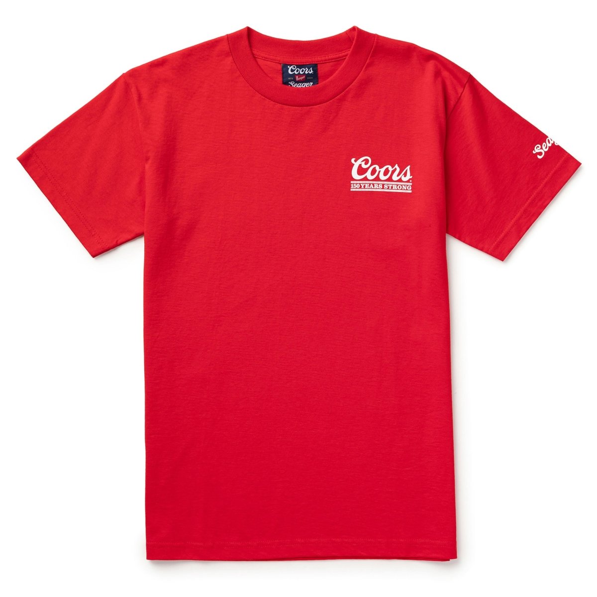 SEAGER X COORS BANQUET TASTE THE HIGH COUNTRY TEE RED - Seager Co.