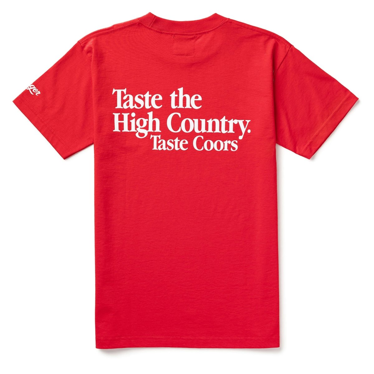 SEAGER X COORS BANQUET TASTE THE HIGH COUNTRY TEE RED - Seager Co.
