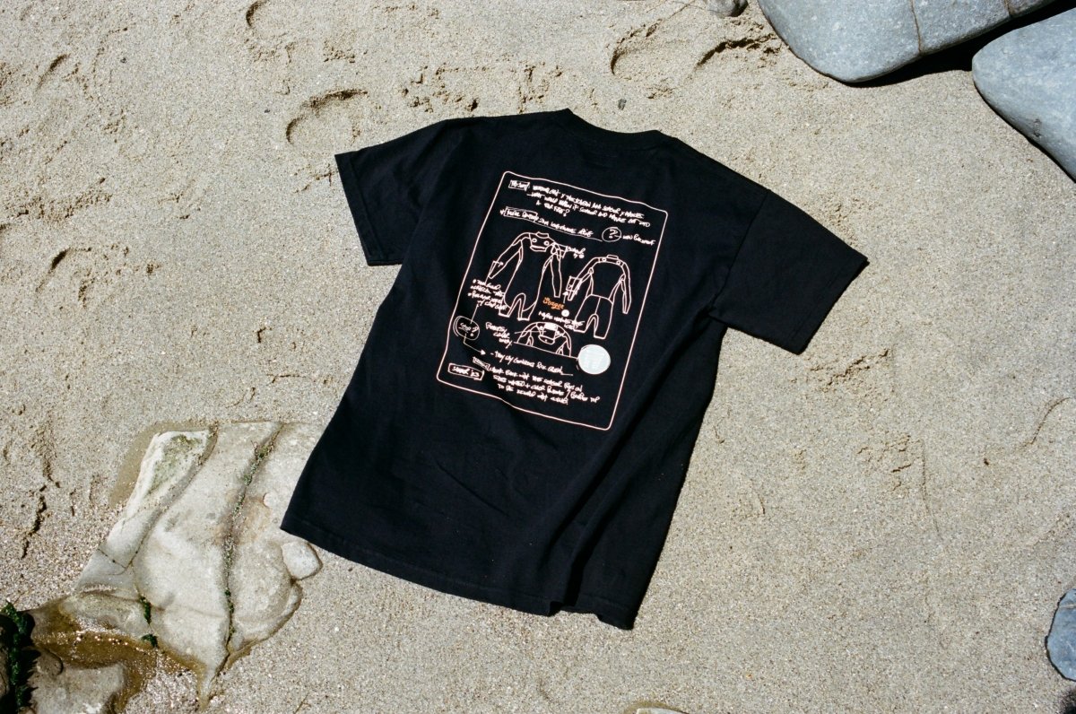 Seager x Matuse Sketchbook Tee Black - Seager Co.