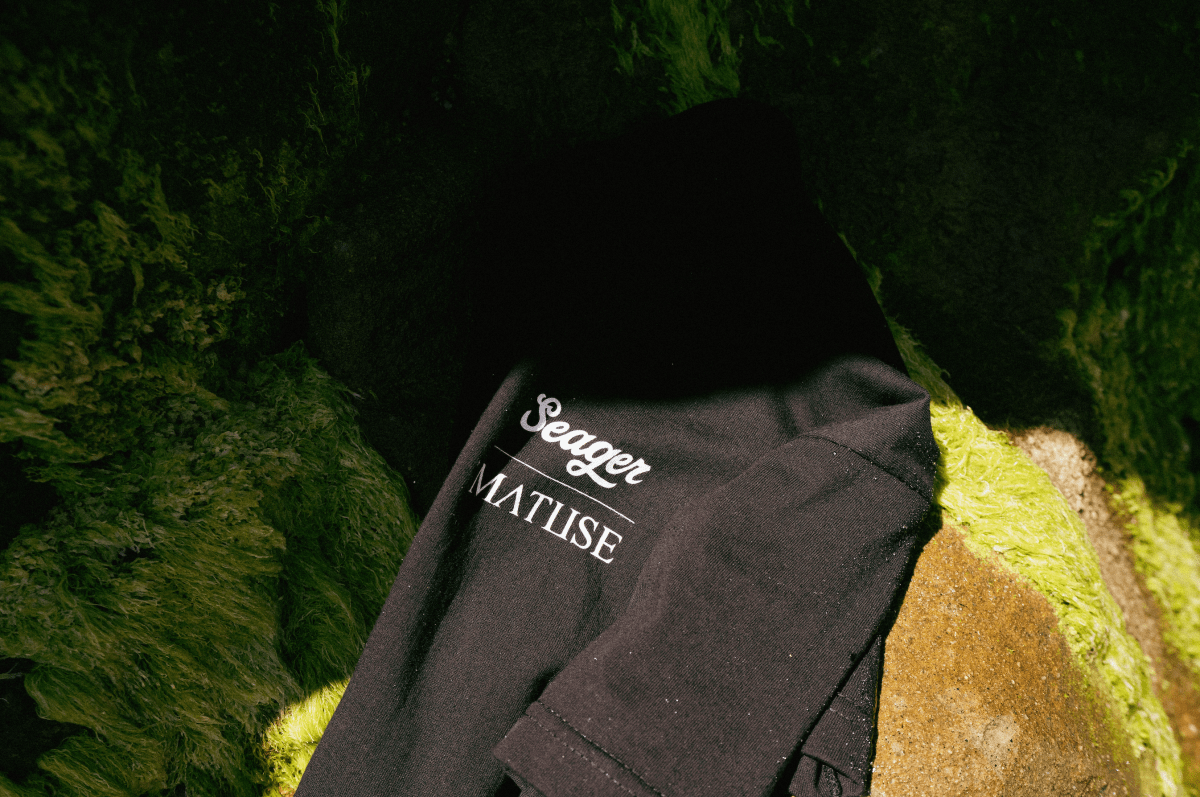 Seager x Matuse Sketchbook Tee Black - Seager Co.