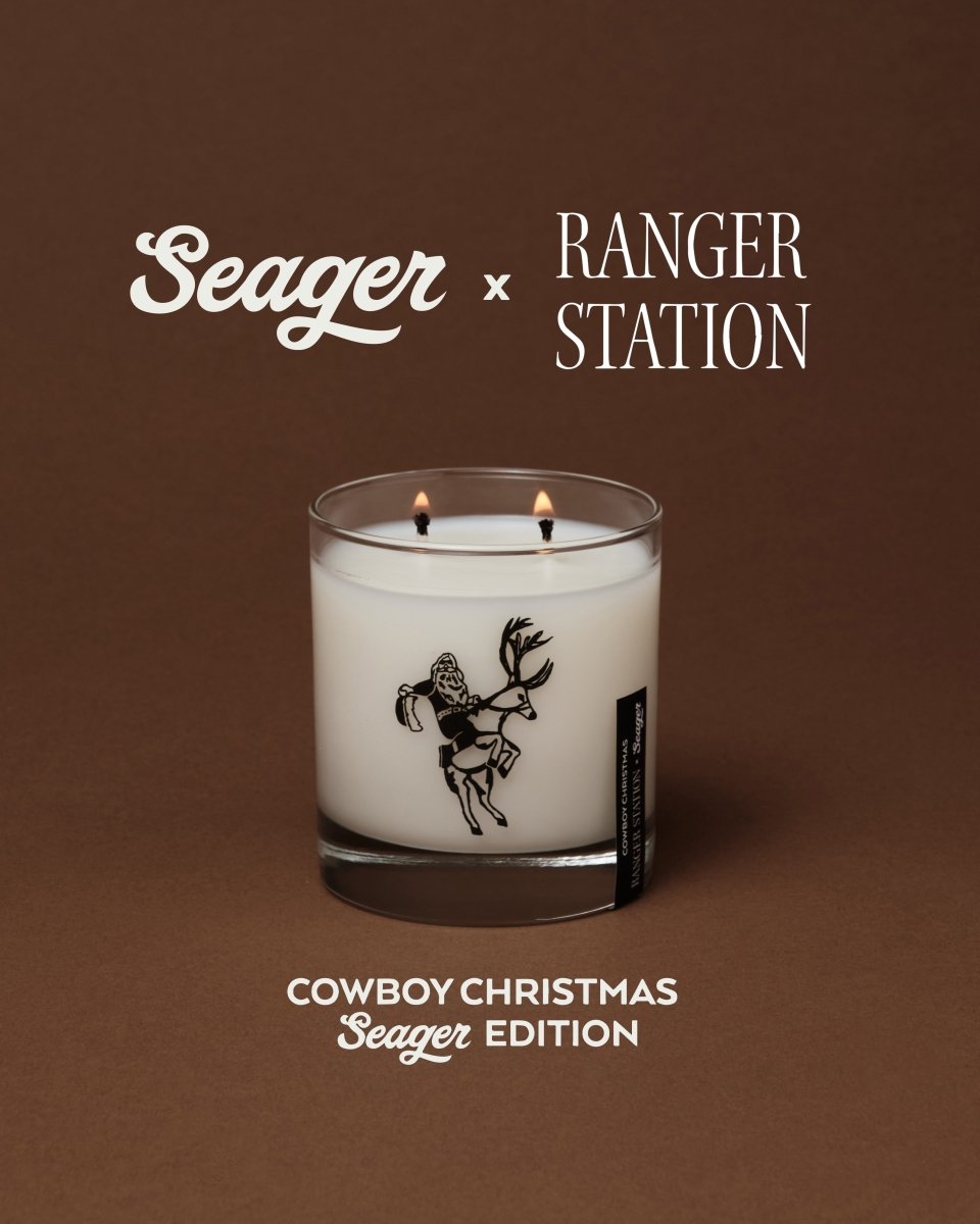 Seager x Ranger Station Cowboy Christmas Candle - Seager Co.
