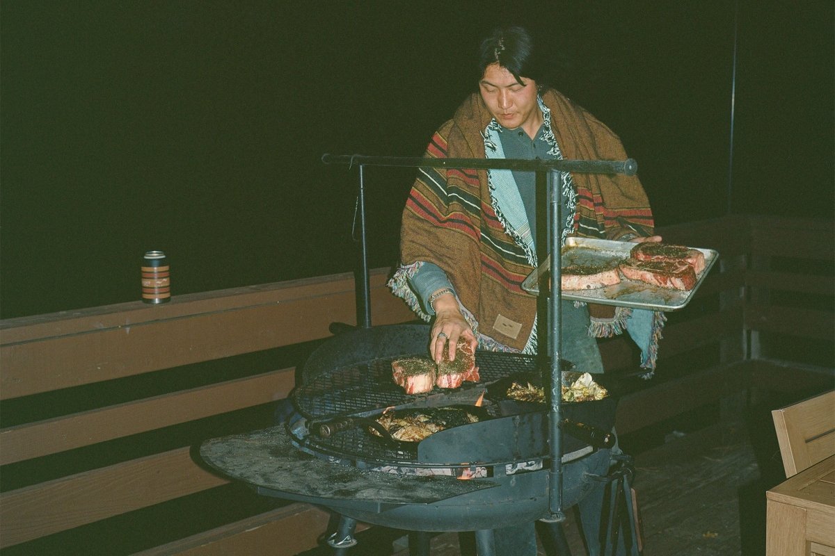 Seager x Slowtide Tapestry Blanket Striped Brown - Seager Co.