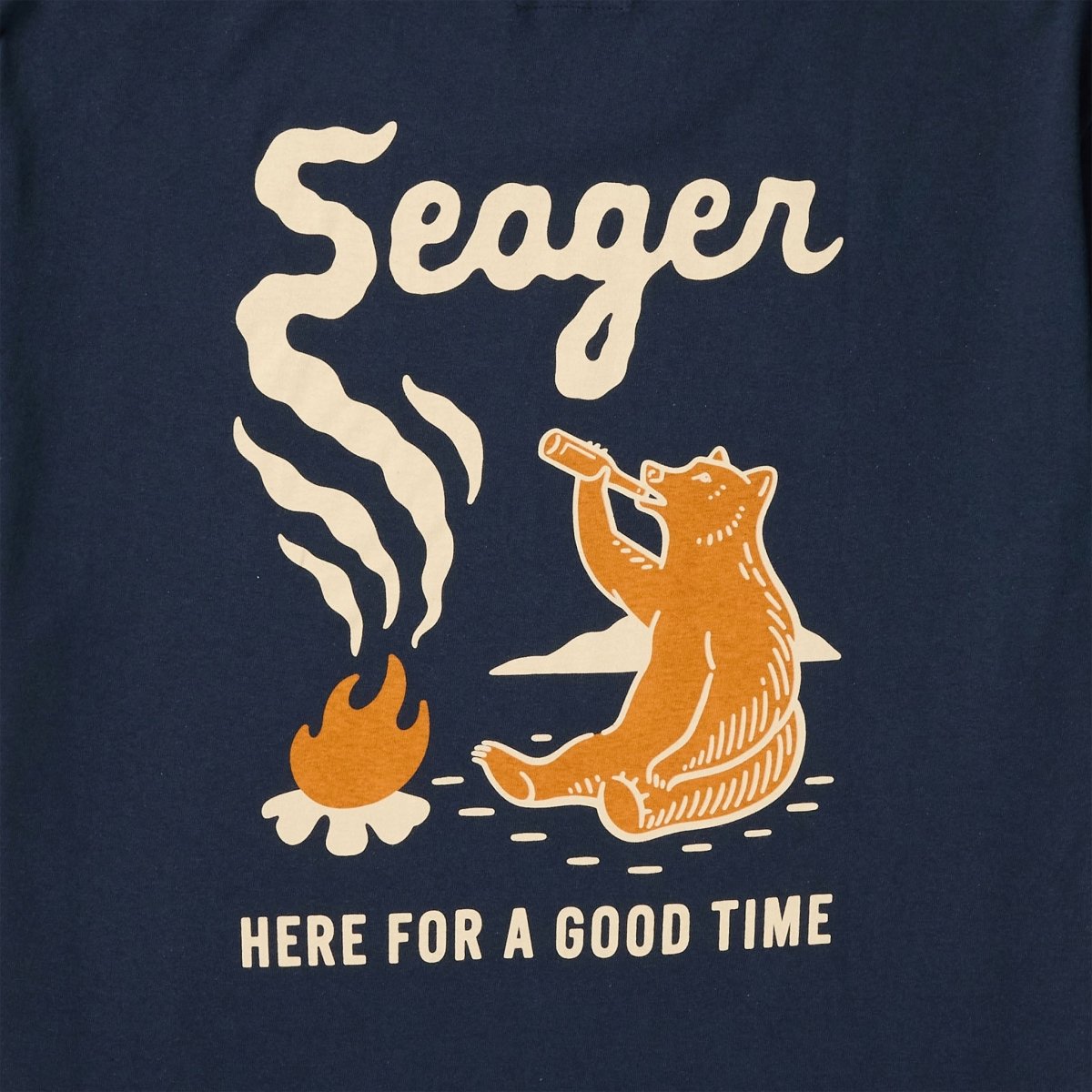 Smokey Tee Navy - Seager Co.