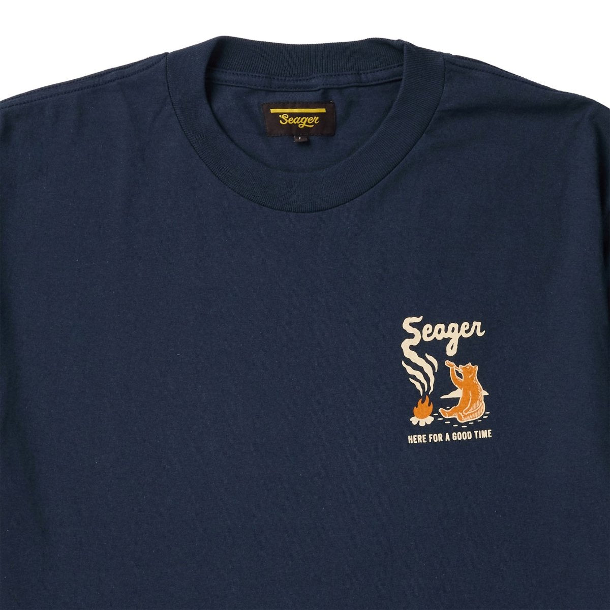 Smokey Tee Navy - Seager Co.