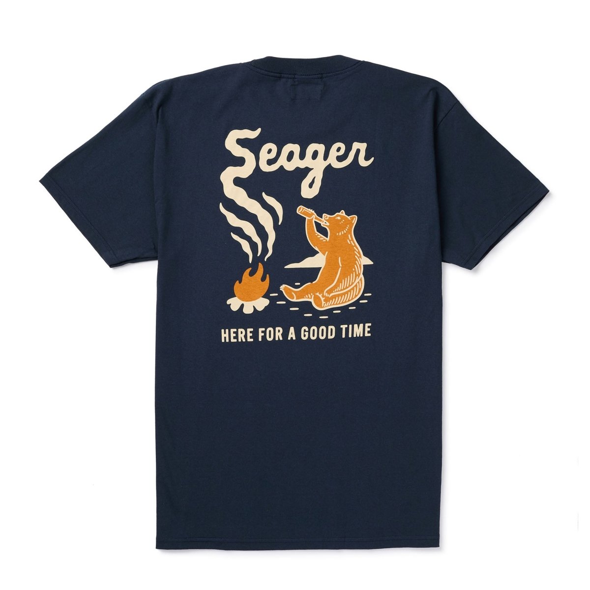 Smokey Tee Navy - Seager Co.