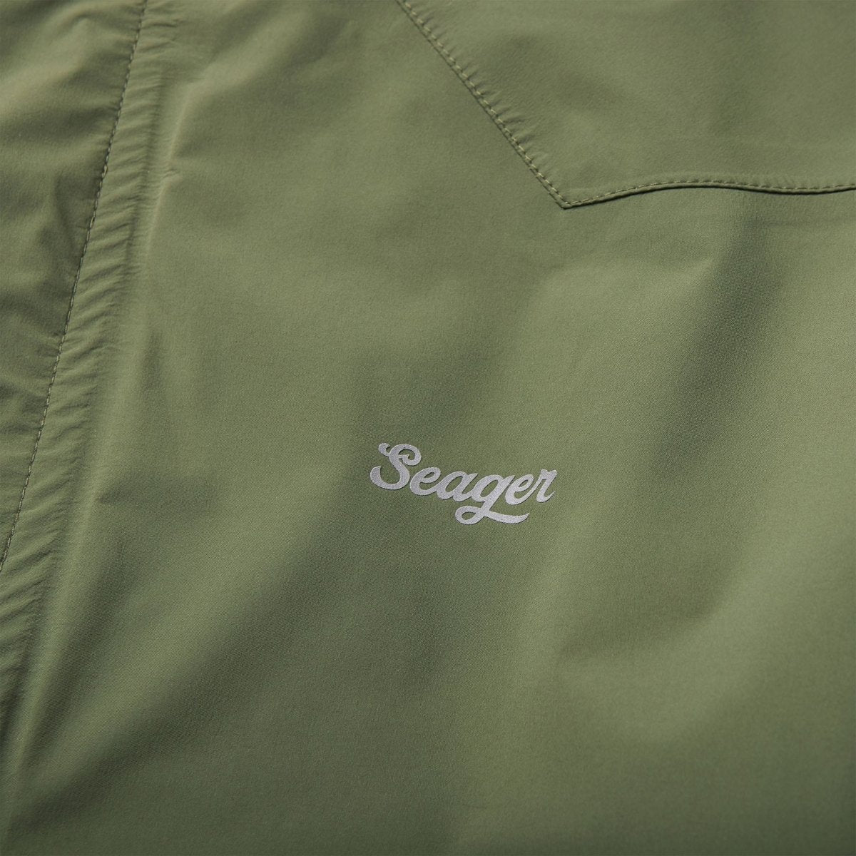 Thundercloud Rain Jacket Military Green - Seager Co.