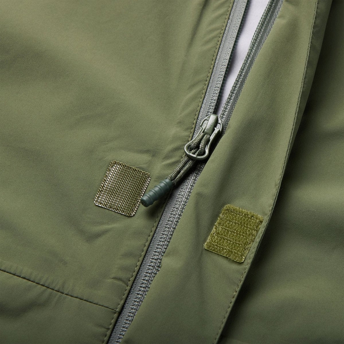Thundercloud Rain Jacket Military Green - Seager Co.