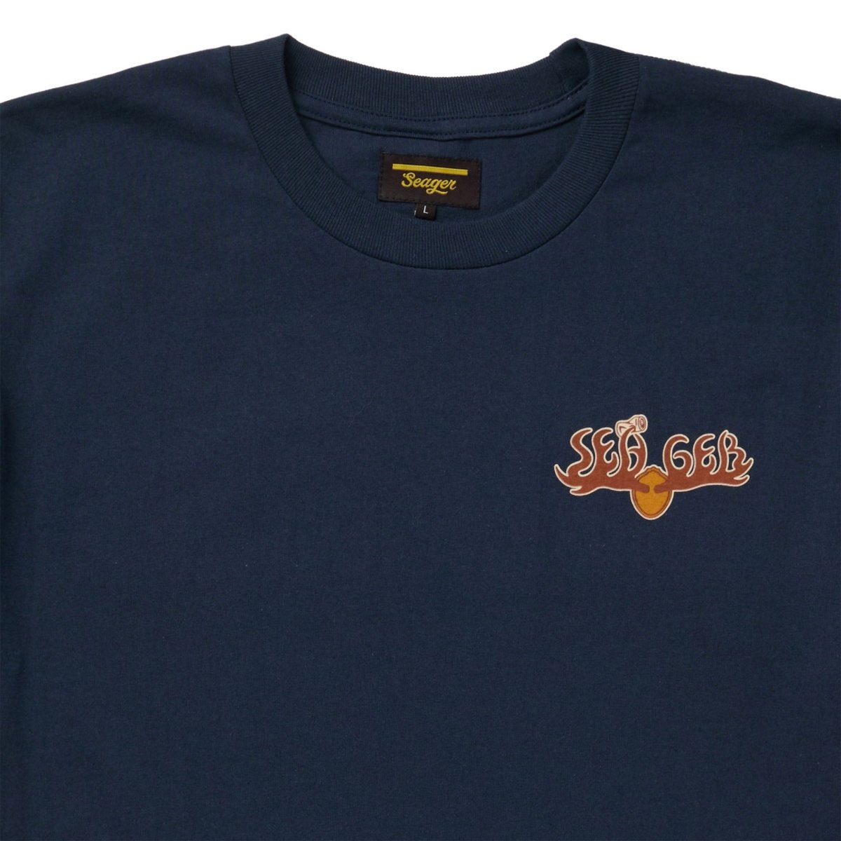 Tipsy Moose Tee Navy - Seager Co.
