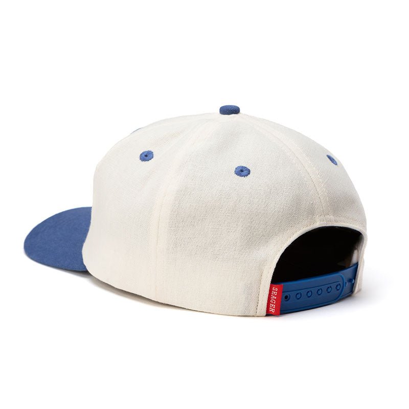 Uncle Bill Hemp Snapback Cream/Navy - Seager Co.