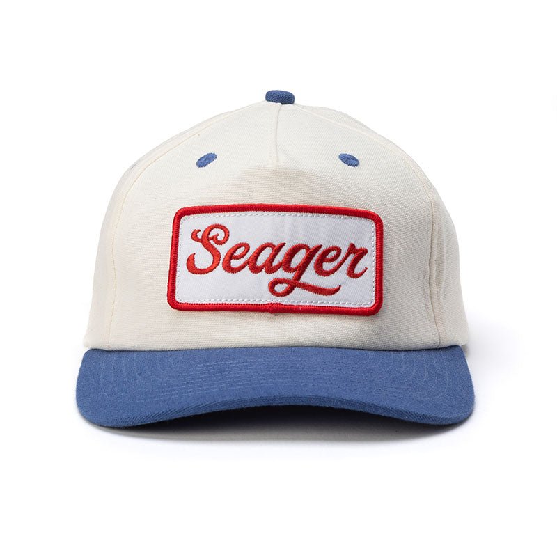 Uncle Bill Hemp Snapback Cream/Navy - Seager Co.