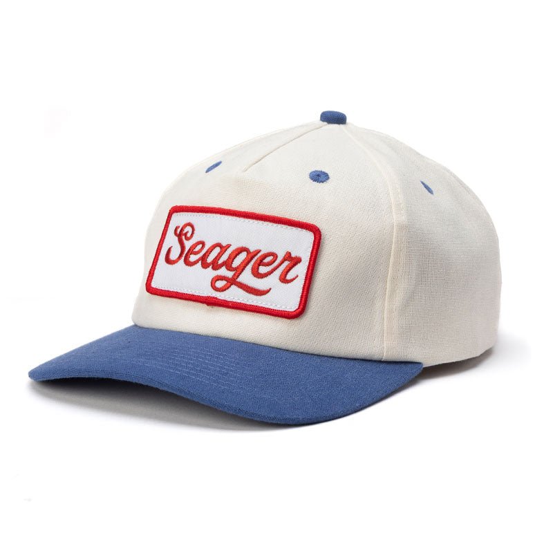 Uncle Bill Hemp Snapback Cream/Navy - Seager Co.