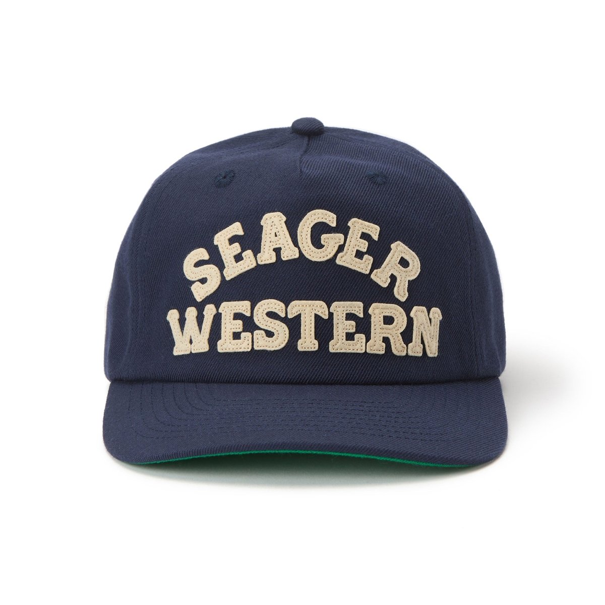 Western Snapback Navy - Seager Co.