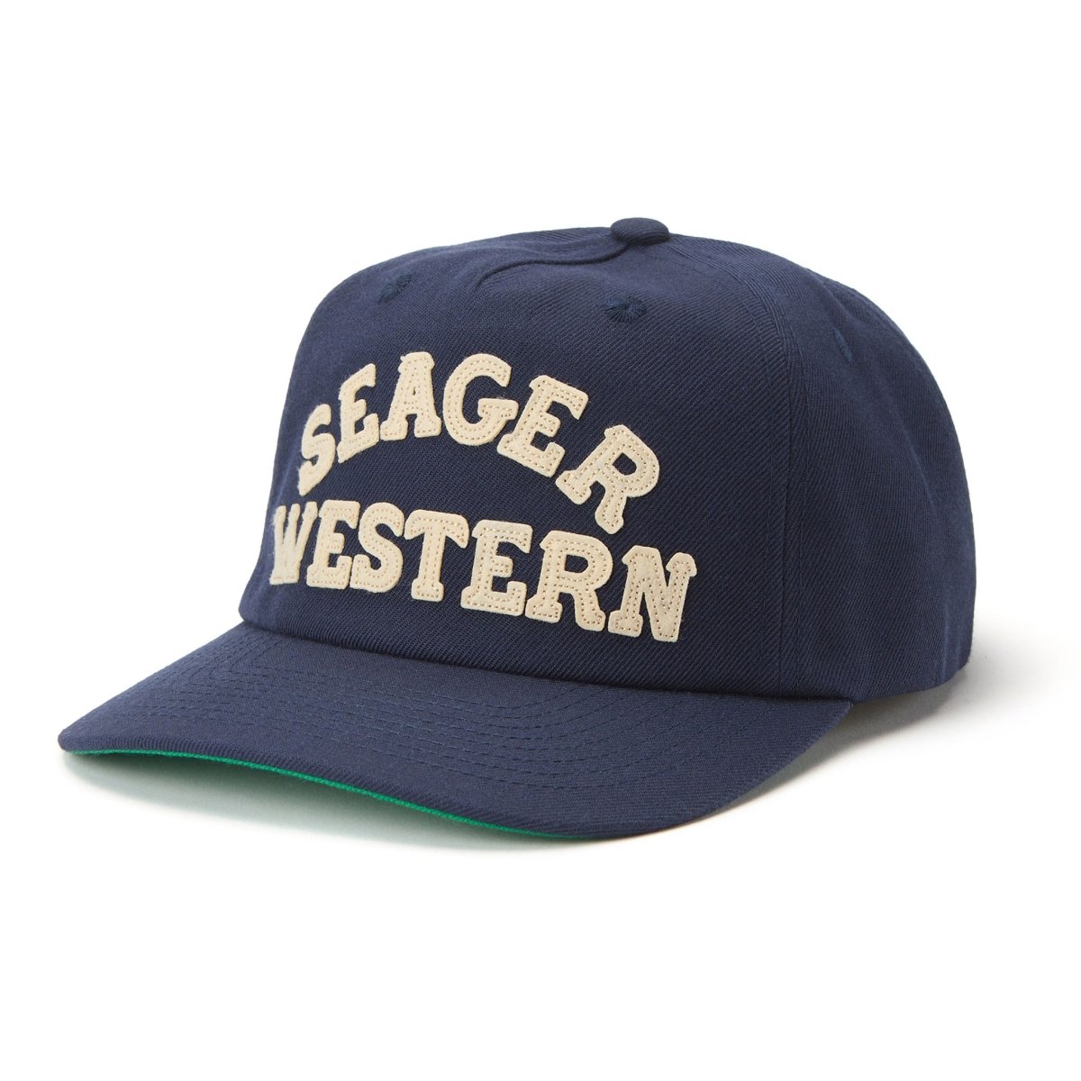Western Snapback Navy - Seager Co.