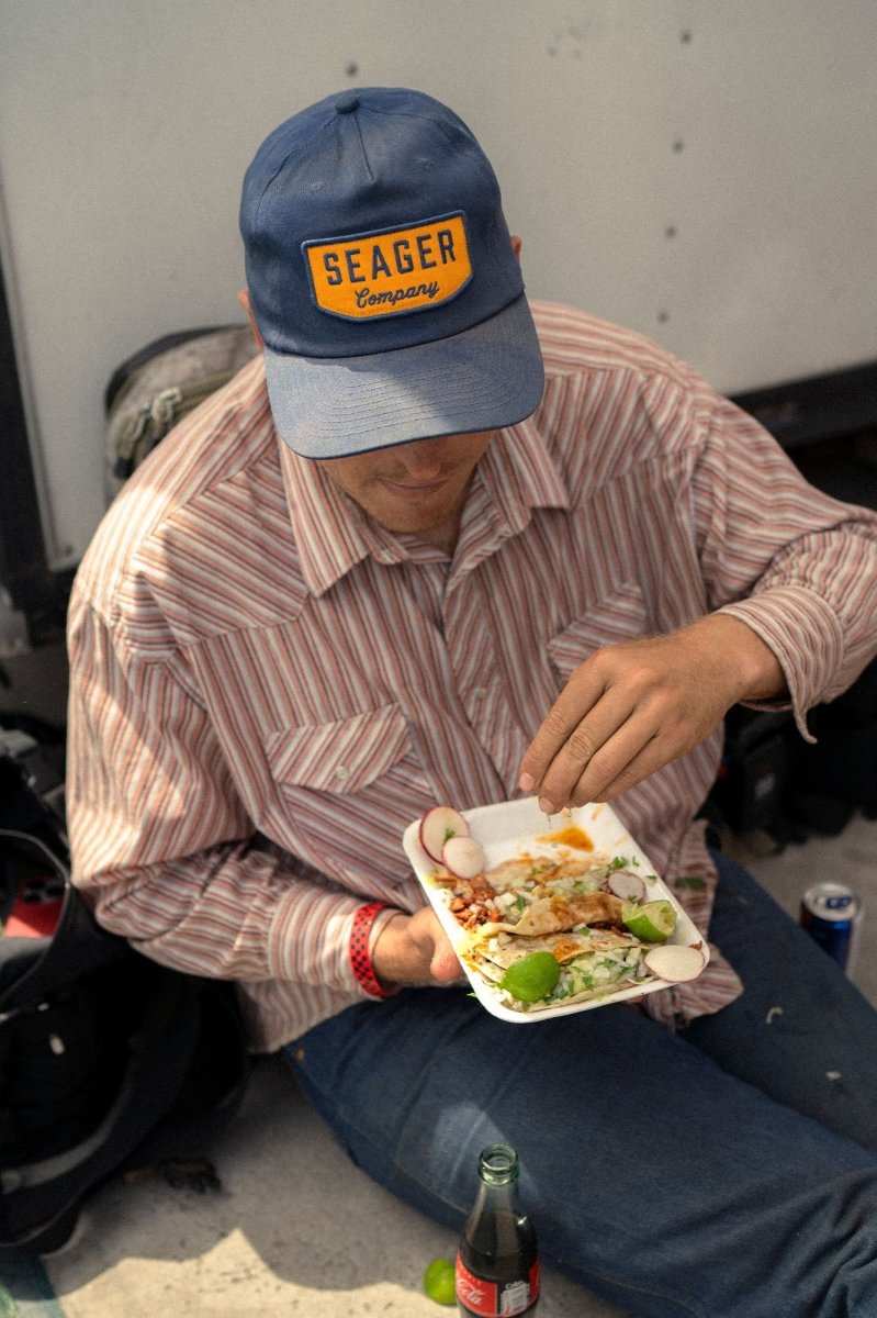 Wilson Snapback Navy/Yellow - Seager Co.