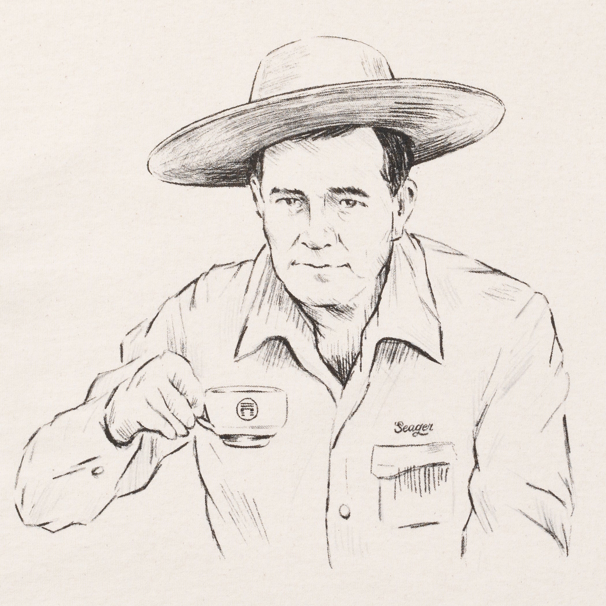 Seager x Matuse Author Tee Natural