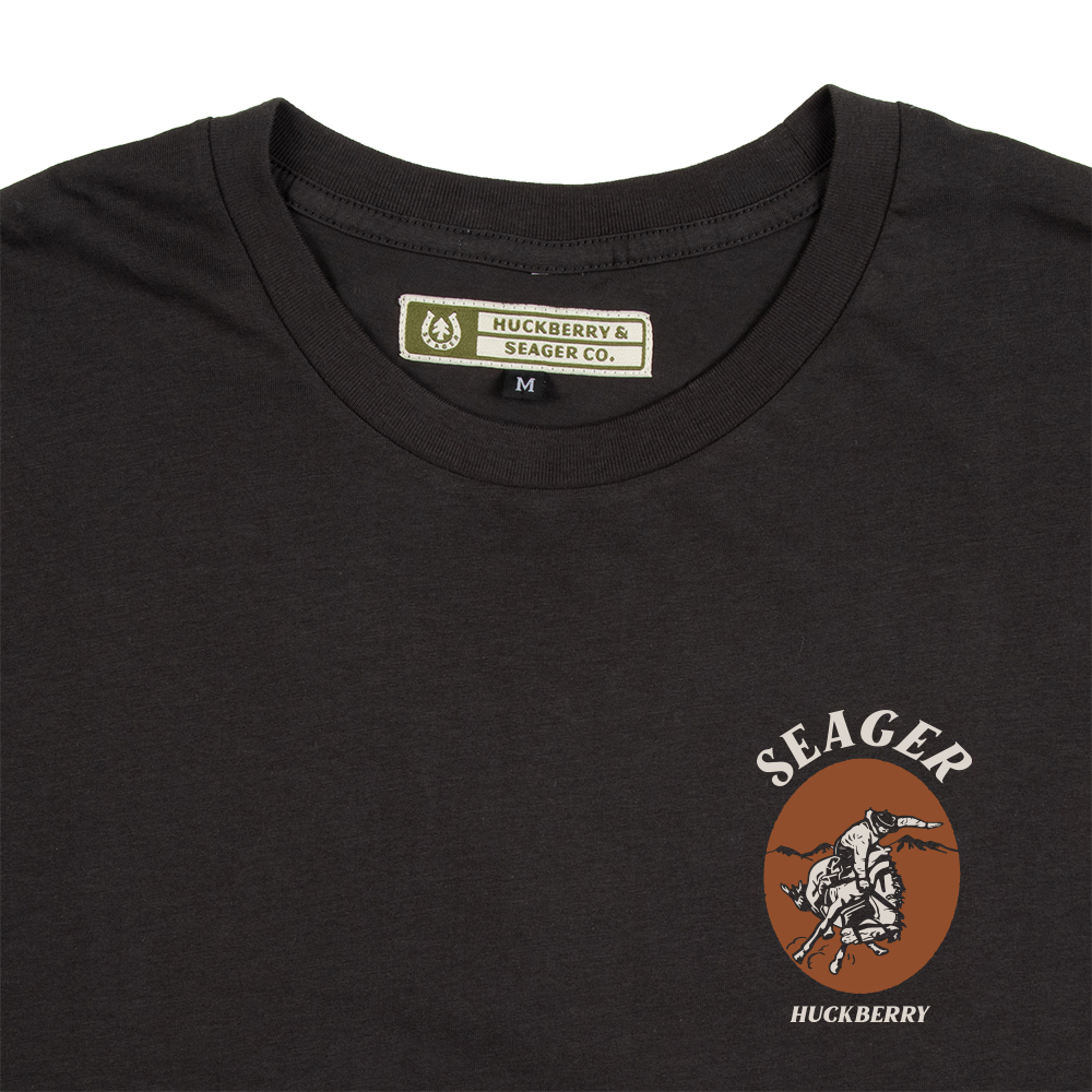 Seager x Huckberry Rodeo Tee Coal