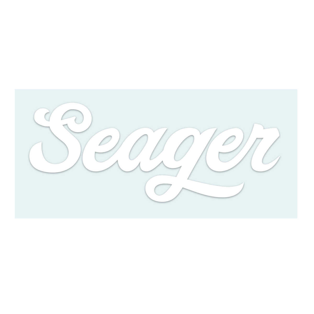 Russ Decal White - Seager Co.