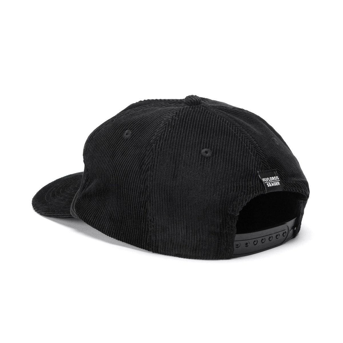 Seager x Flylords Dry Fly Corduroy Snapback Black - Seager Co.