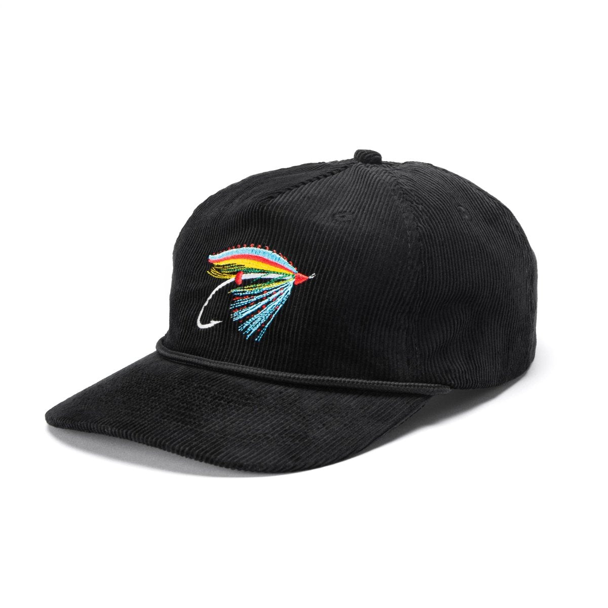 Seager x Flylords Dry Fly Corduroy Snapback Black - Seager Co.