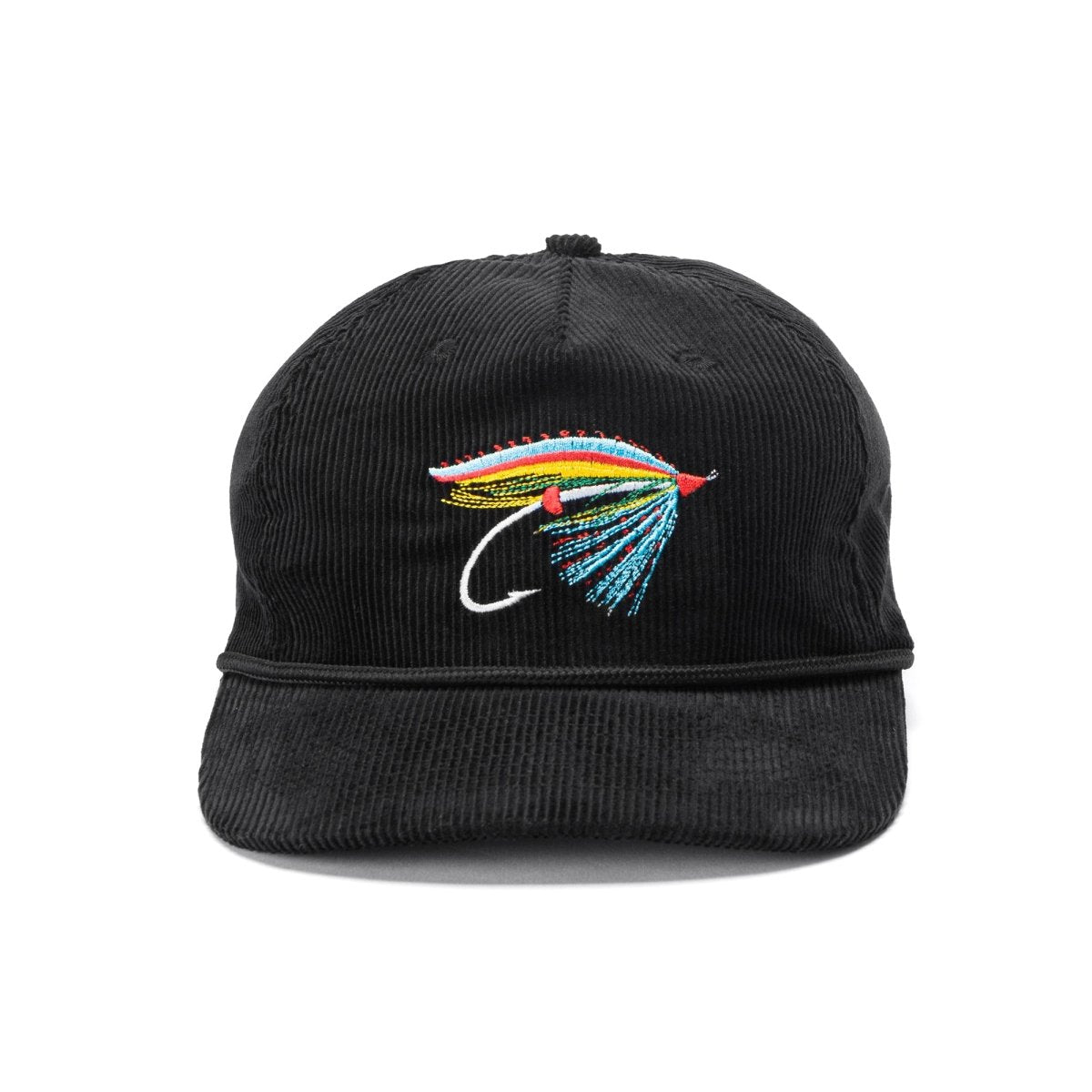 Seager x Flylords Dry Fly Corduroy Snapback Black - Seager Co.