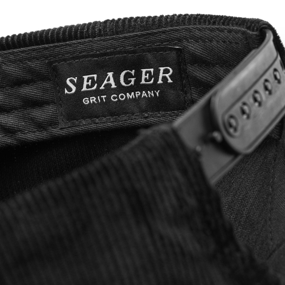 Seager x Flylords Dry Fly Corduroy Snapback Black - Seager Co.