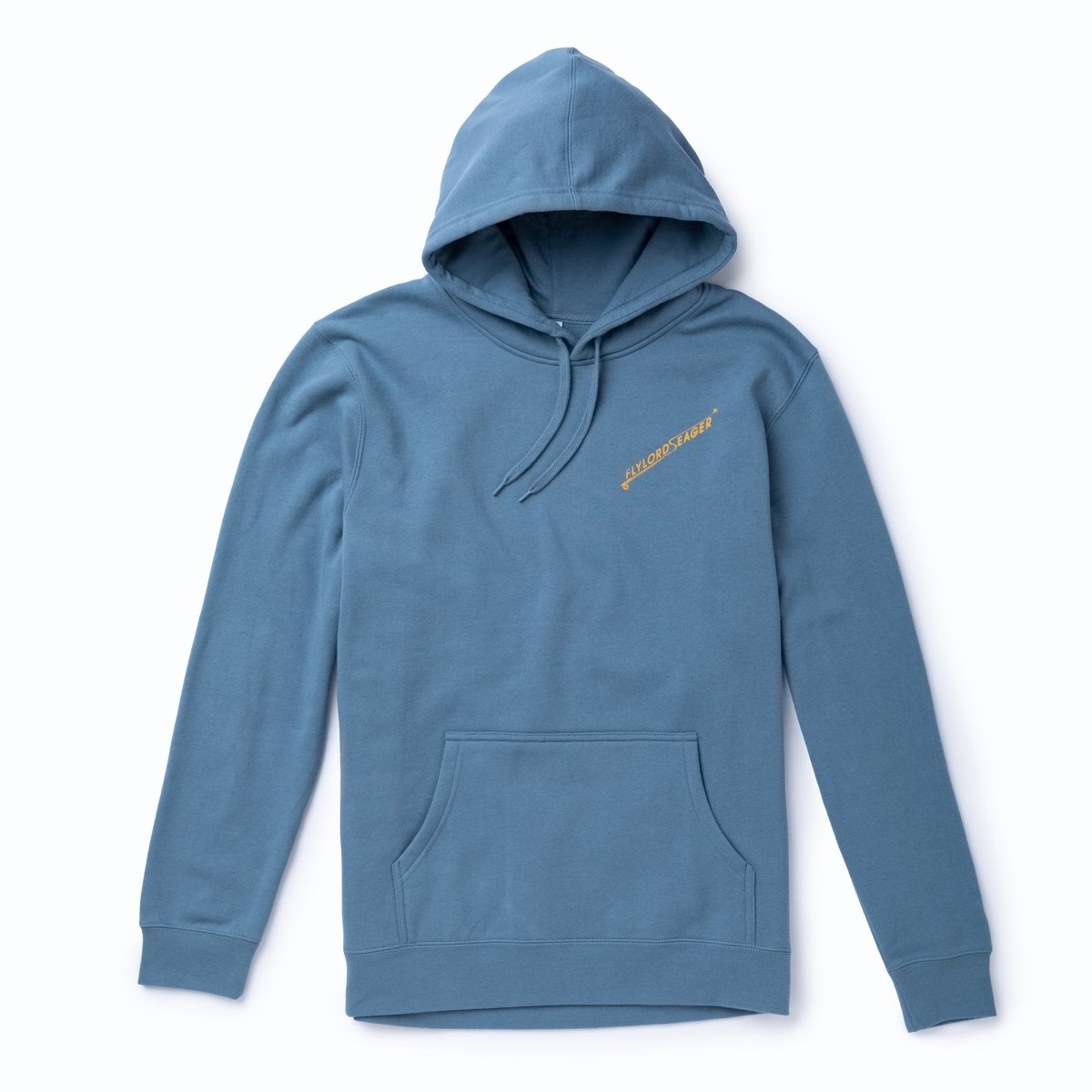 Seager x Flylords Dry Fly Hoodie Steel Blue - Seager Co.