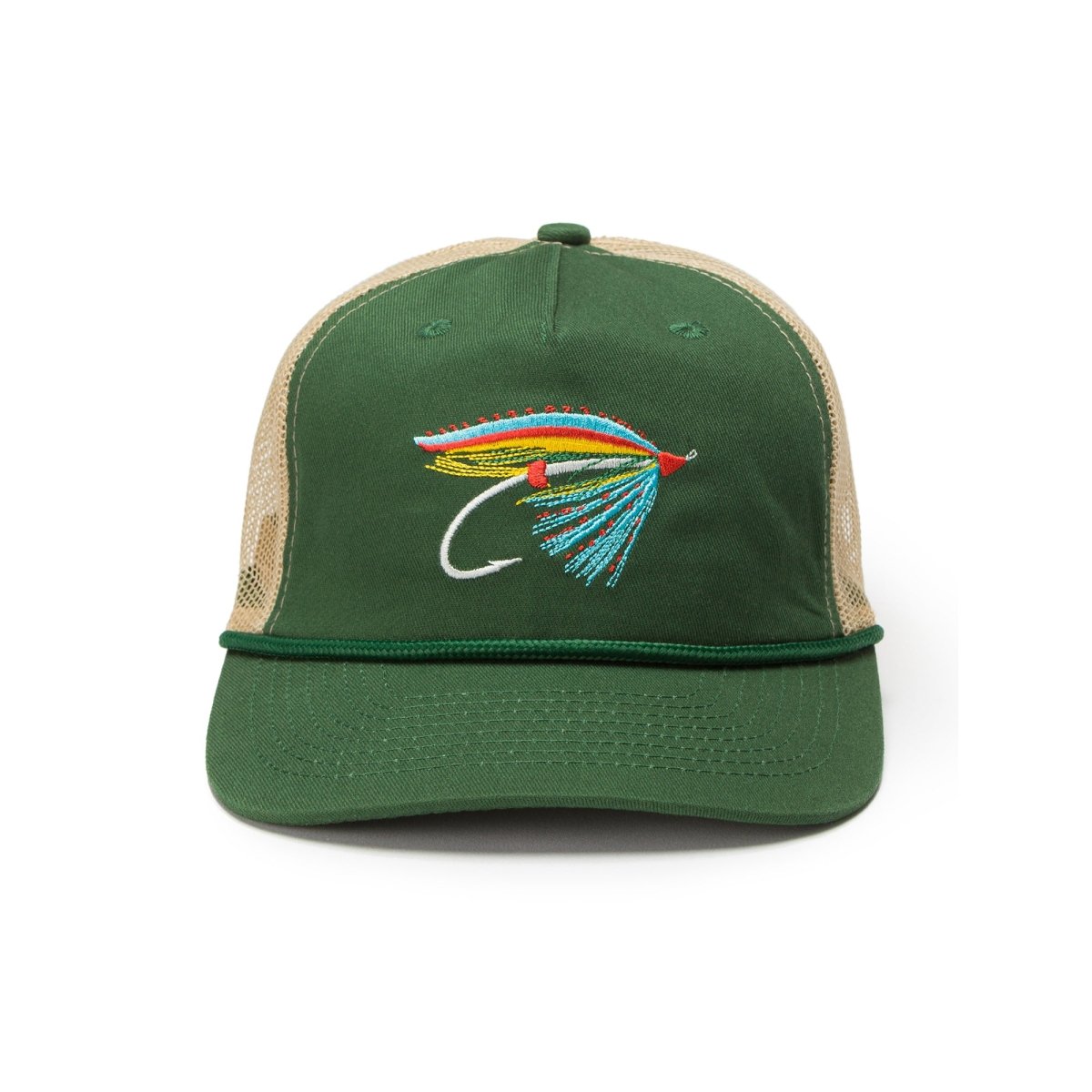 Seager x Flylords Dry Fly Mesh Snapback Green - Seager Co.