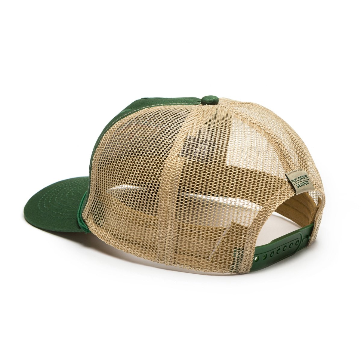 Seager x Flylords Dry Fly Mesh Snapback Green - Seager Co.