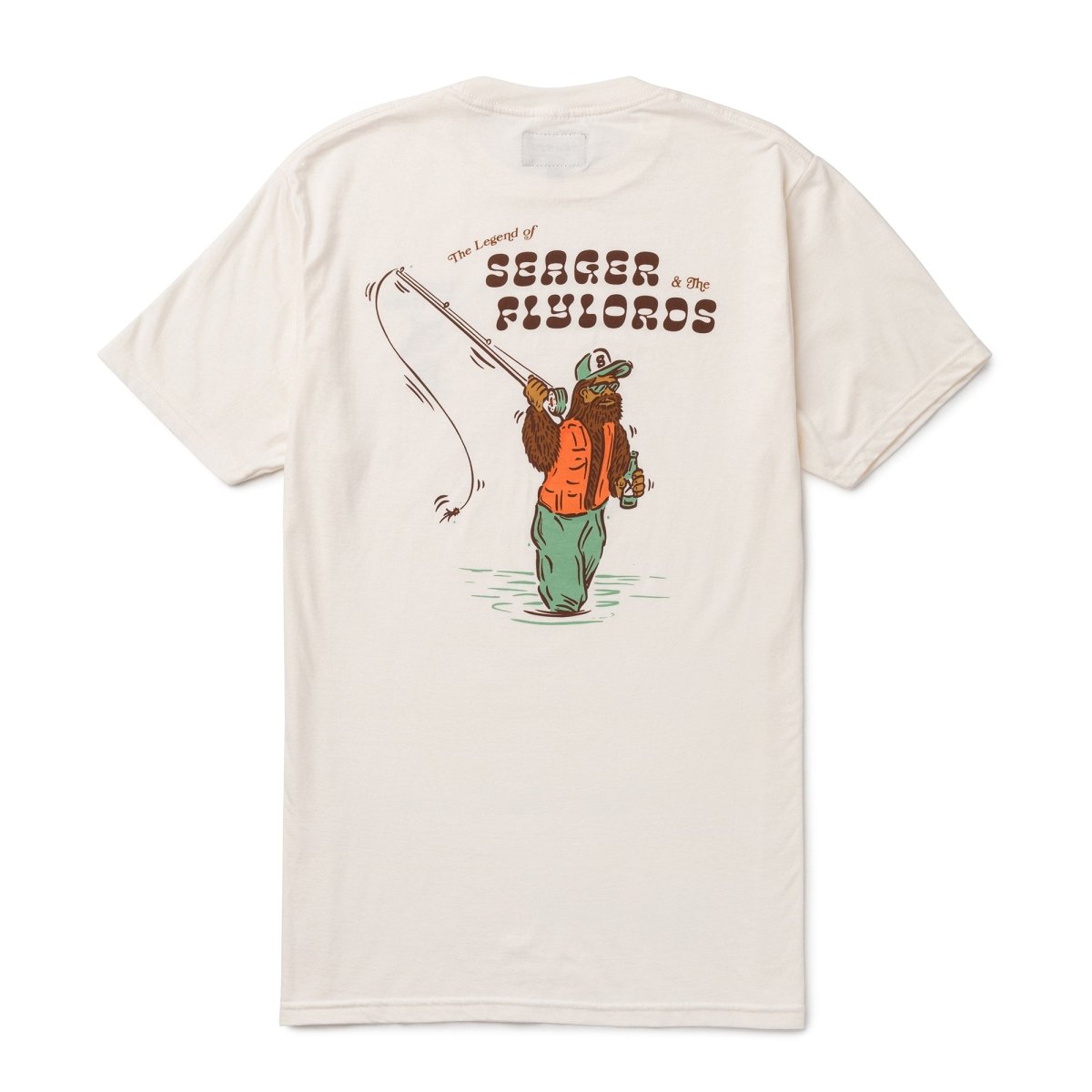 Seager x Flylords Legend Fly Tee Cream - Seager Co.